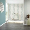 Vliestapete Linien Uni mint-blau AS Creation 3782-62