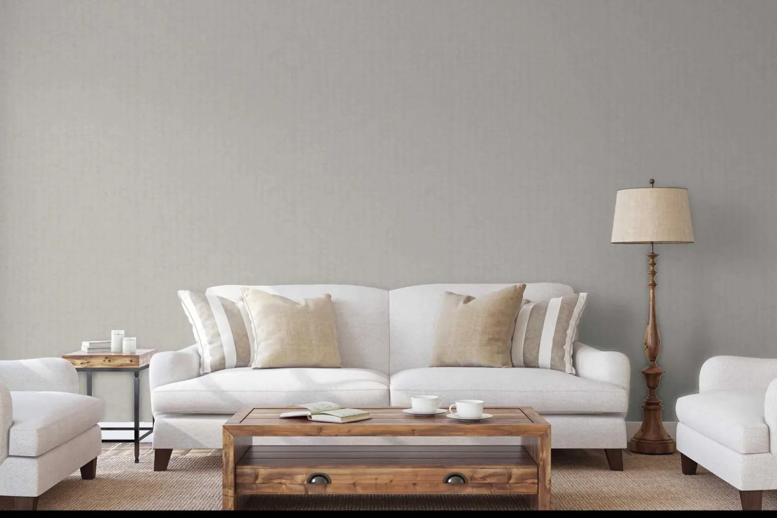 Vliestapete Marburg Dreiecke beige metallic 84861