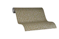 Vliestapete Marburg Dreiecke platin gold metallic 84859