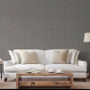 Vliestapete Marburg Dreiecke grau metallic 84852