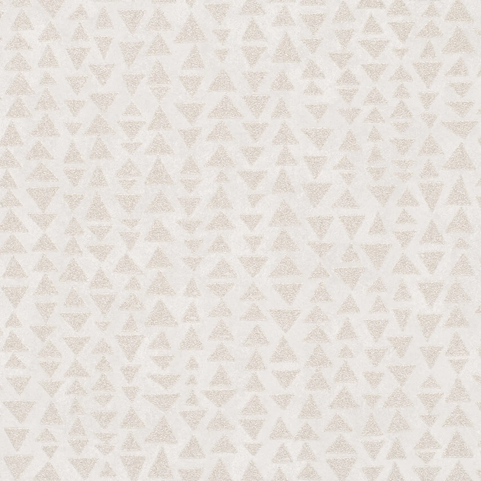 Vliestapete Marburg Dreiecke creme metallic 84851