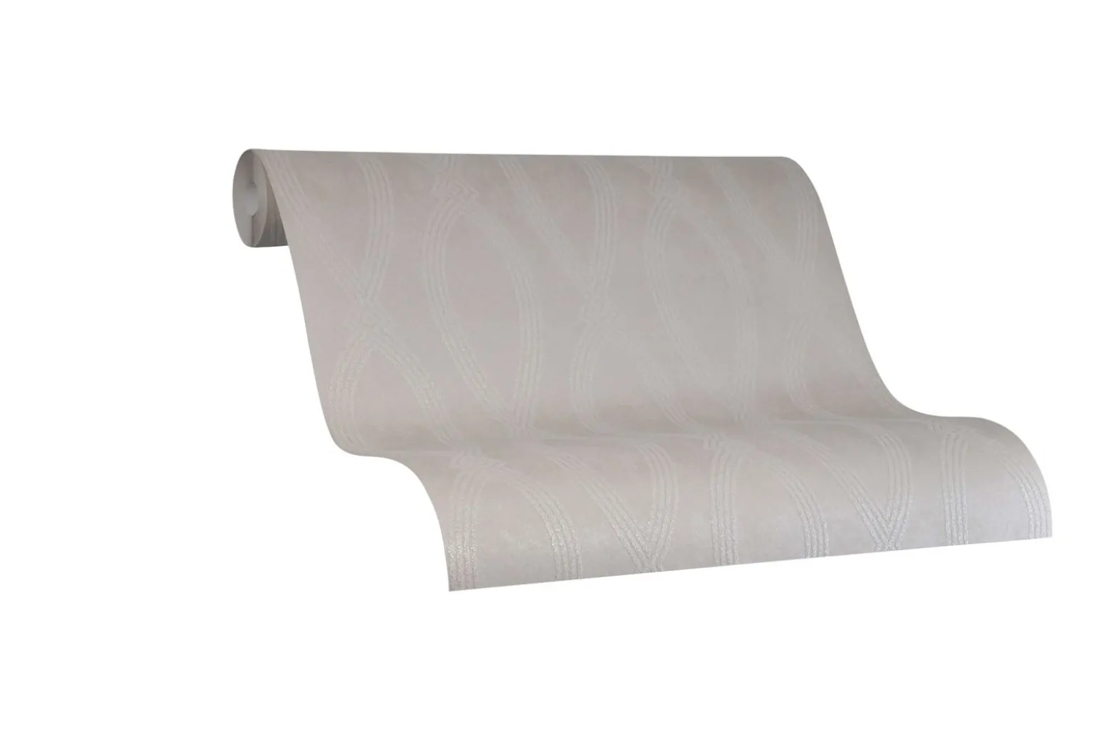 Vliestapete Marburg Ikat Grafik beige metallic 84860