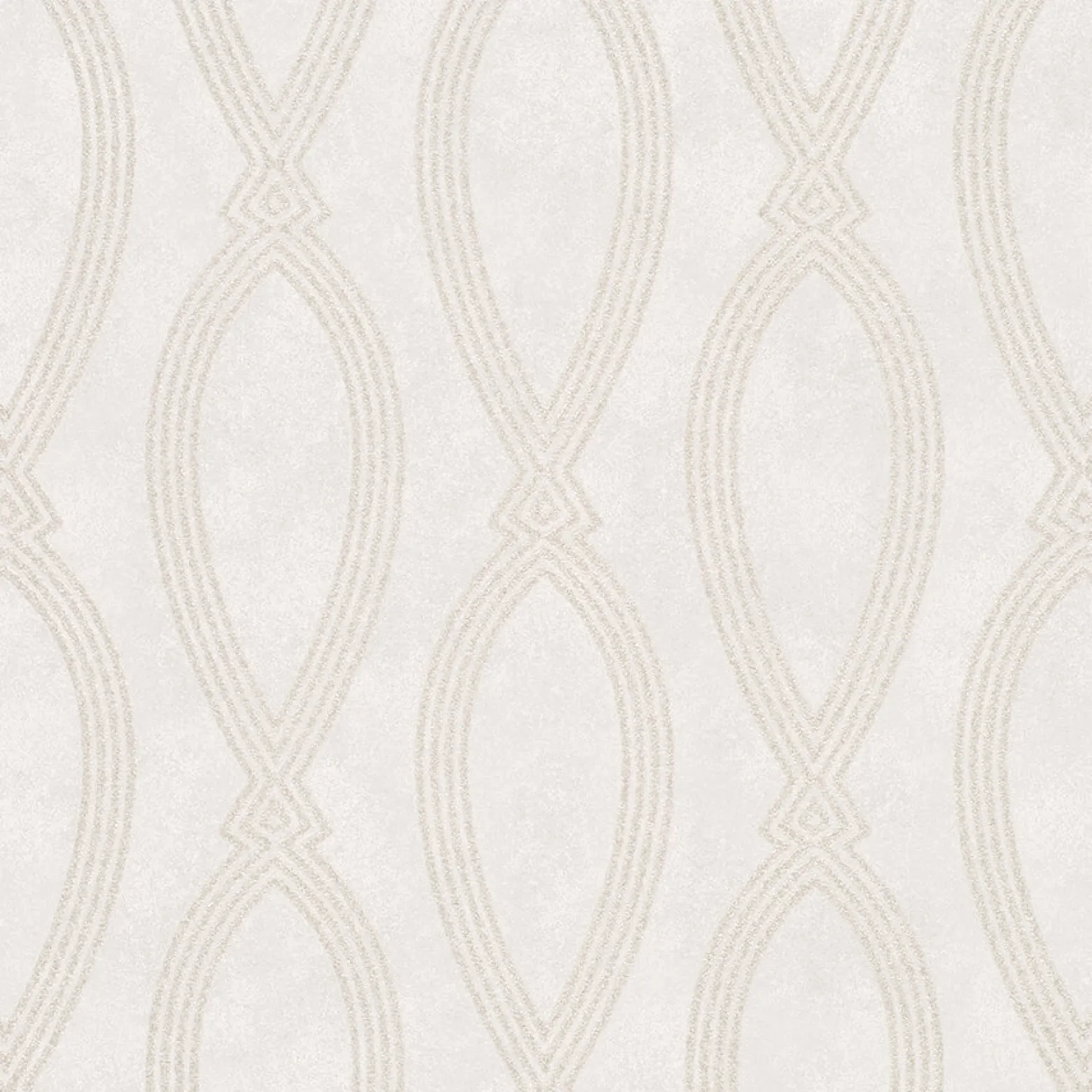 Vliestapete Marburg Ikat Grafik creme metallic 84847