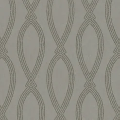 Vliestapete Marburg Ikat Grafik grau metallic 84855