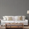 Vliestapete Marburg Streifen grau metallic 84853