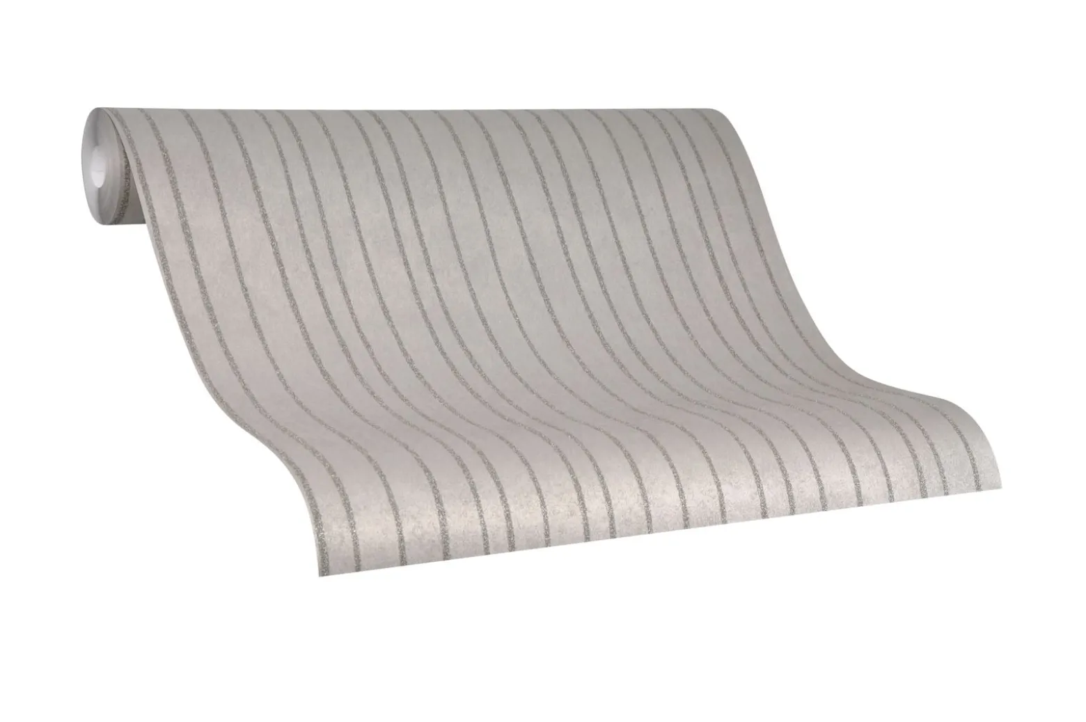 Vliestapete Marburg Streifen grau metallic 84853