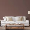 Vliestapete Marburg Uni Meliert rot-braun metallic 84865