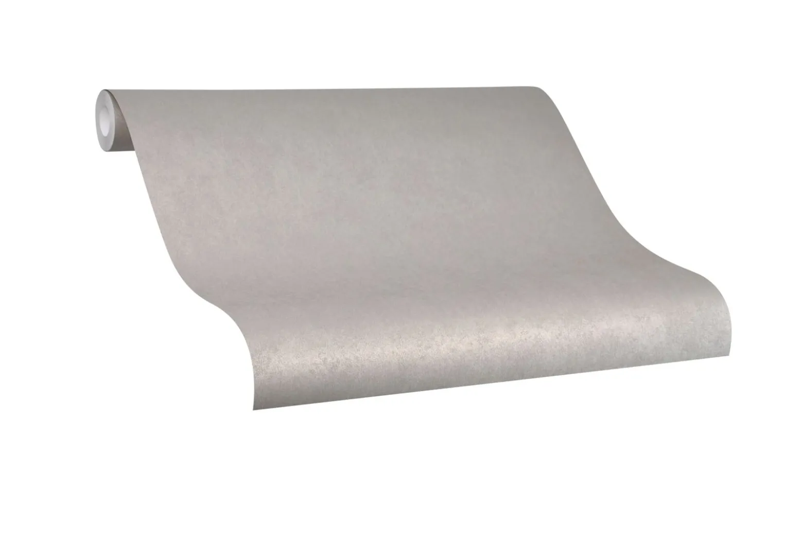 Vliestapete Marburg Uni Meliert grau metallic 84854