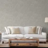 Vliestapete Marburg Zick-Zack Linie grau metallic 84883