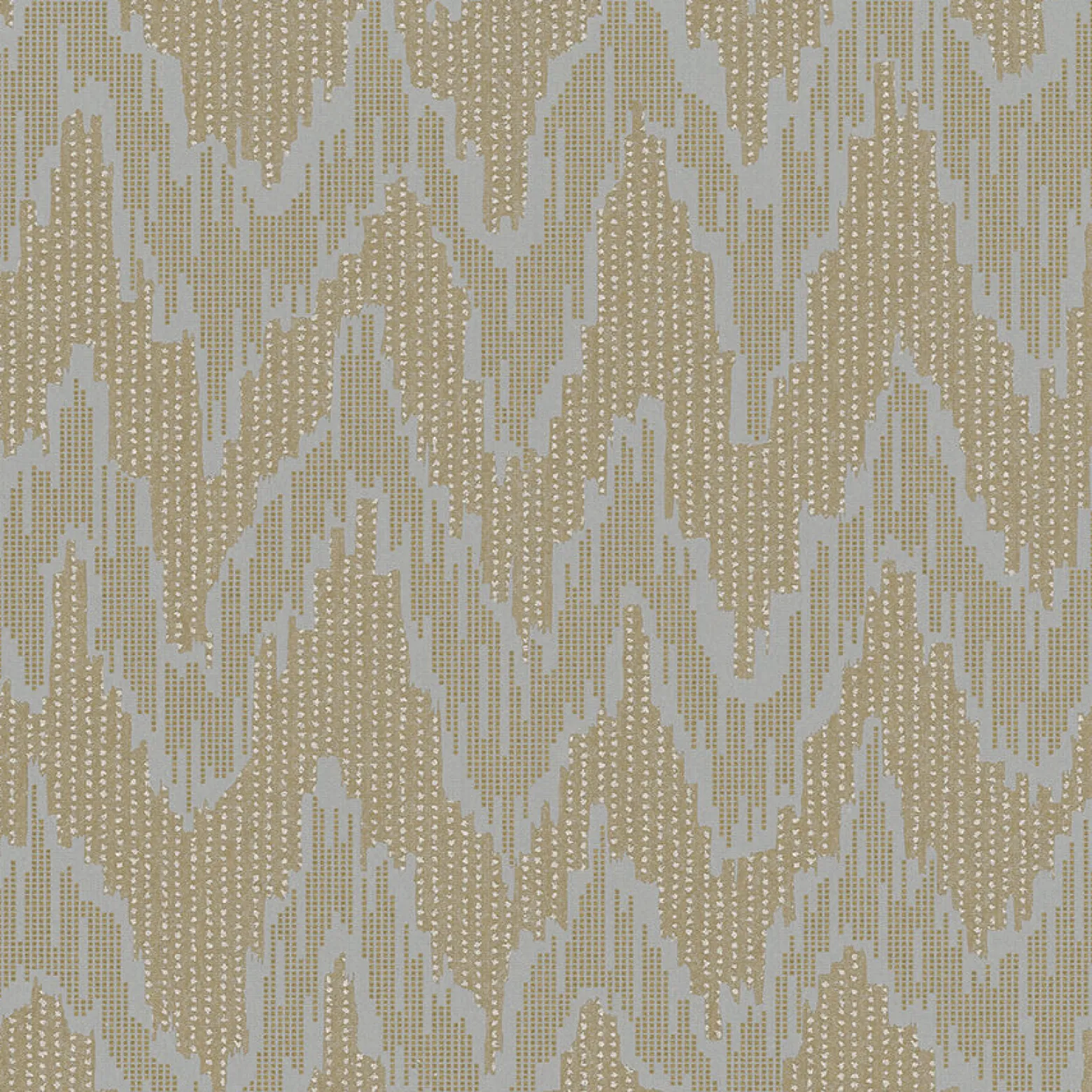 Vliestapete Marburg Zick-Zack Abstrakt gold 84895
