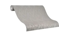 Vliestapete Marburg Zick-Zack Abstrakt silber 84890