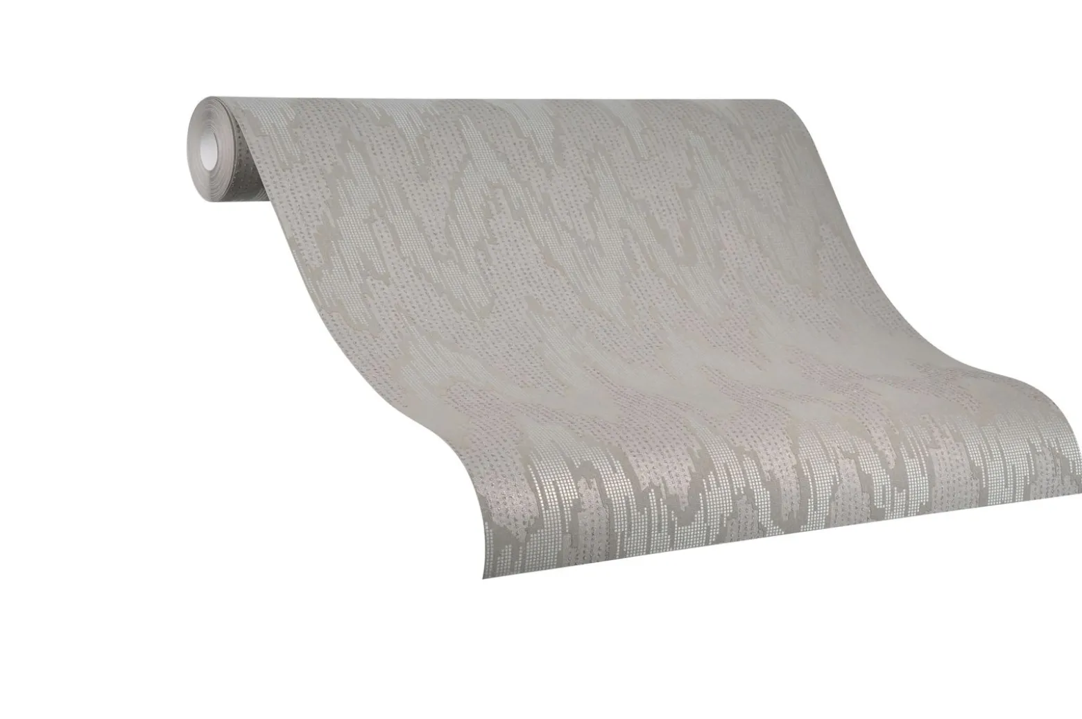 Vliestapete Marburg Zick-Zack Abstrakt silber 84890