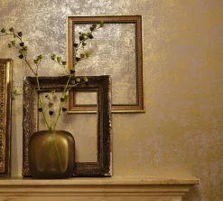 Vliestapete Marmor gold blaugrau La Veneziana 53126