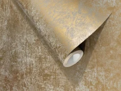 Vliestapete Marmor gold blaugrau La Veneziana 53126