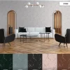Vliestapete Marmor Muster grau silber Glanz 37855-6