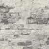 Vliestapete Mauer Vintage Grau Weiß WL3301