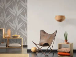 Vliestapete Meliert dunkelbeige livingwalls Hygge 2973-10