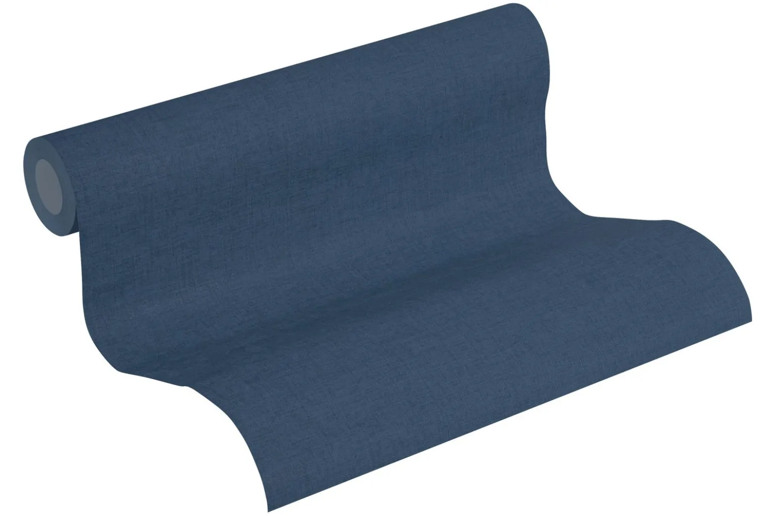Vliestapete meliertes Uni blau grau 37431-3