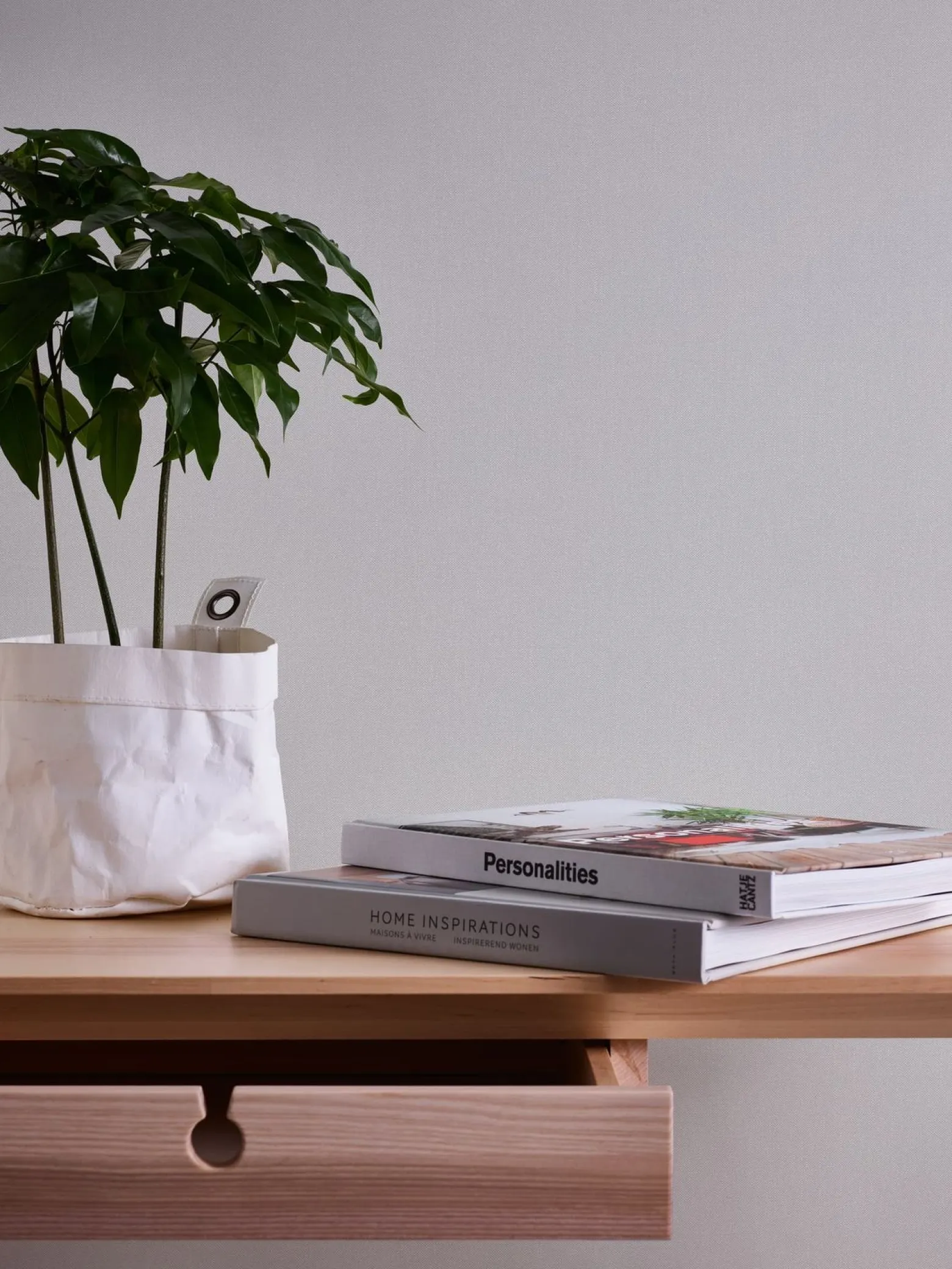 Vliestapete Meliert grau livingwalls Hygge 2982-94