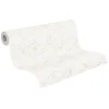 Vliestapete Meliert Metallic weiß silber 3777-15