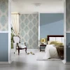 Vliestapete Meliert Struktur blau-grau livingwalls 30688-7