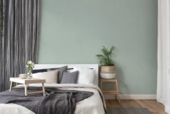Vliestapete Meliert türkis livingwalls Hygge 36378-3