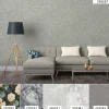 Vliestapete meliert Uni grau-blau braun 37655-7