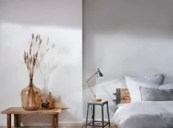 Vliestapete Meliert weißgrau livingwalls Hygge 36378-1