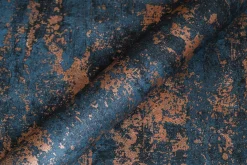 Vliestapete Metallic Anthrazit Kupfer HOMEFACTO:RI
