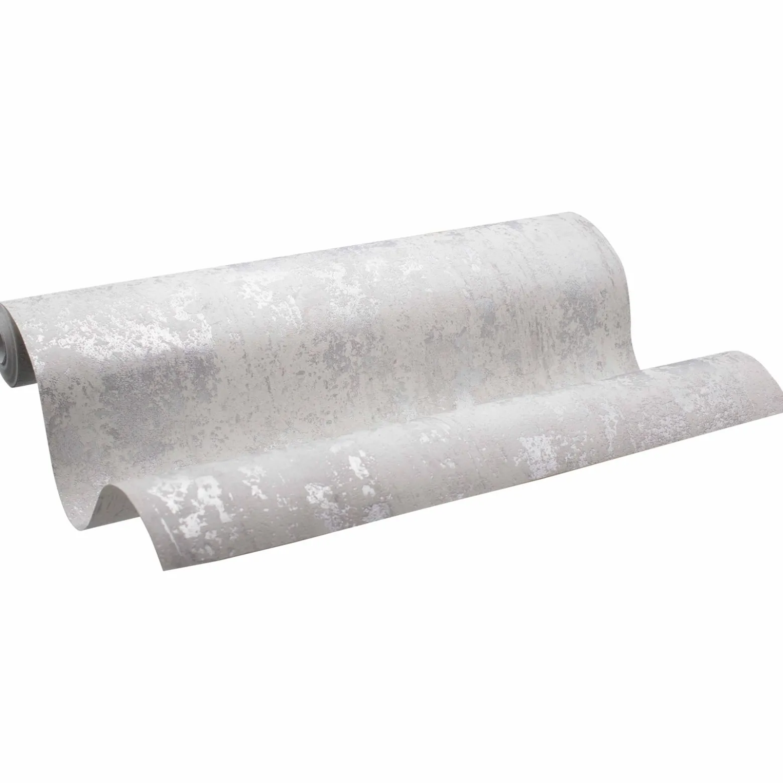Vliestapete Metallic Hellgrau Silber HOMEFACTO:RI