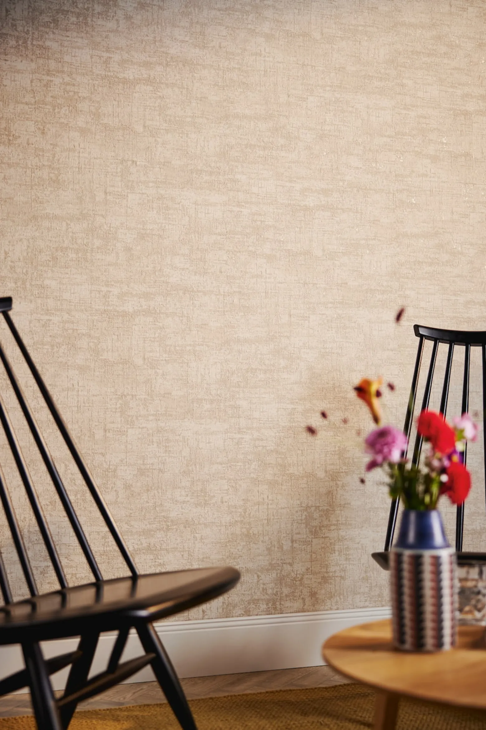 Vliestapete Metalloptik Beige Gold Metallic 39657-5