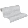 Vliestapete Metalloptik Grau Silber Metallic 39657-2