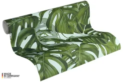 Vliestapete Michalsky Blätter Floral mintgrün 36519-3