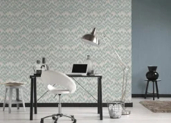 Vliestapete Michalsky Ethno Streifen blau 36501-1