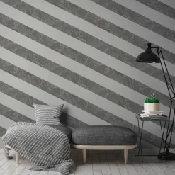 Vliestapete Michalsky Marmor Streifen grau beige 37992-2