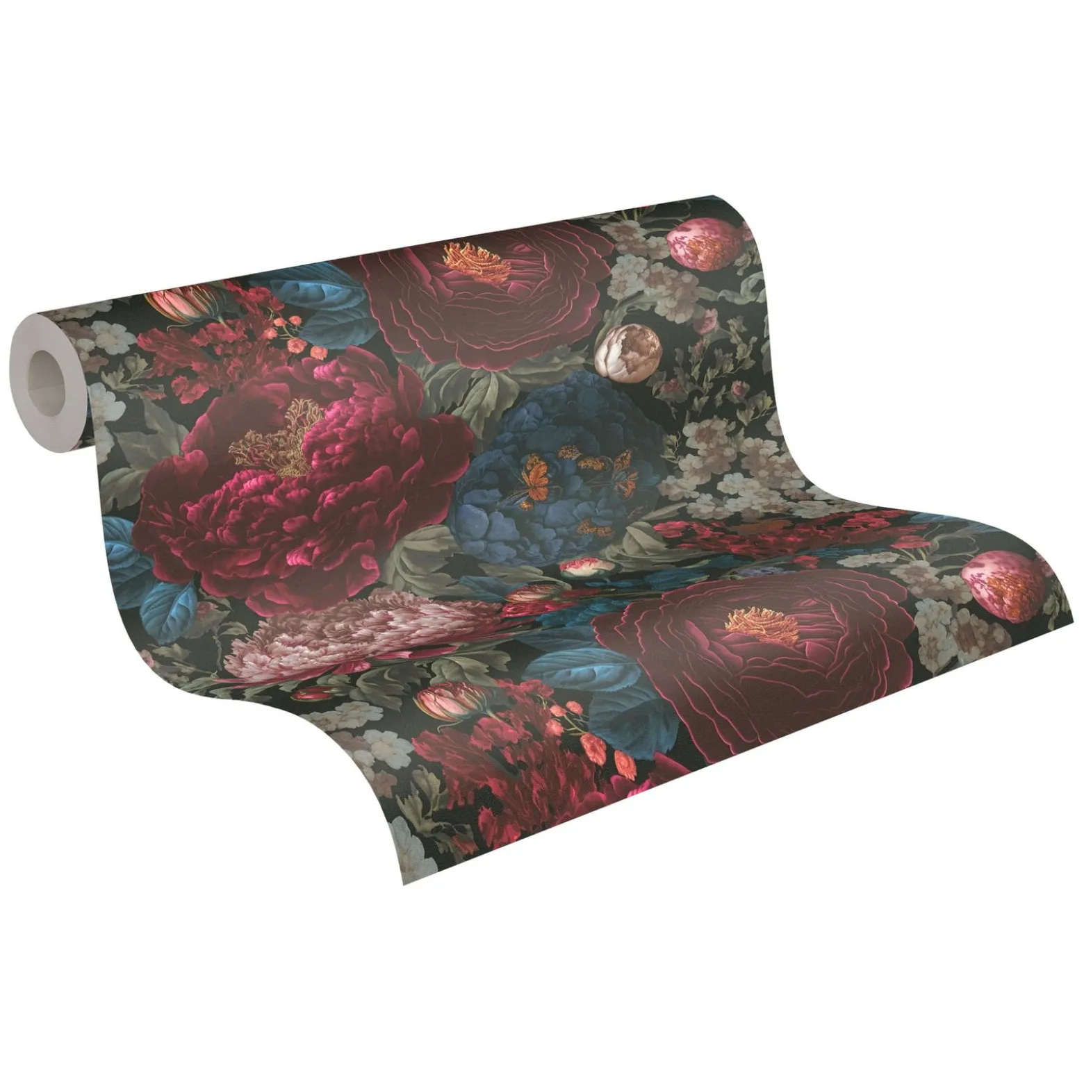 Vliestapete Michalsky Rosen Rot Grün Blau 39979-1