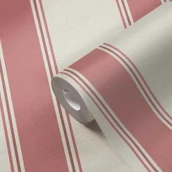 Vliestapete Michalsky Streifen Rot Creme 39983-1