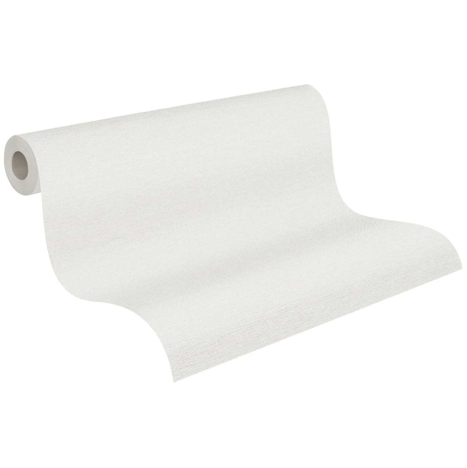 Vliestapete Michalsky Uni Leinenoptik Weiß 39989-3