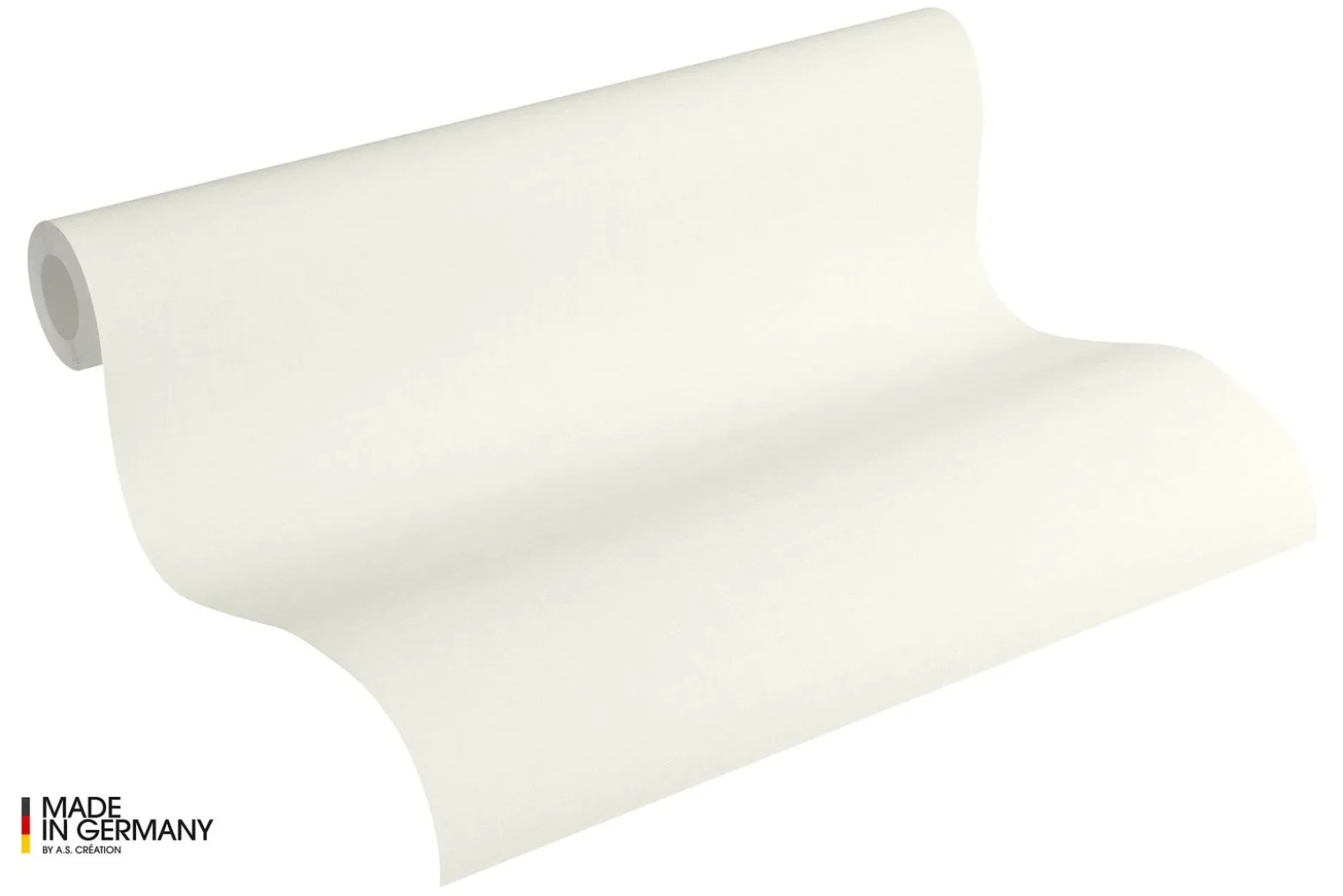 Vliestapete Michalsky Uni Textil grau-weiß 36517-1