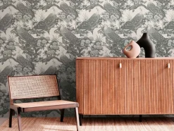 Vliestapete Michalsky Vögel Tropisch Beige Grau 39982-3
