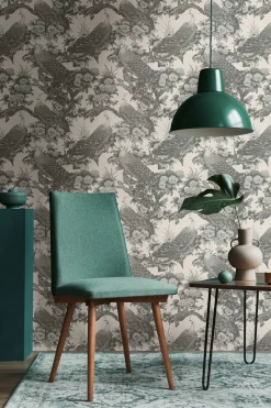 Vliestapete Michalsky Vögel Tropisch Beige Grau 39982-3