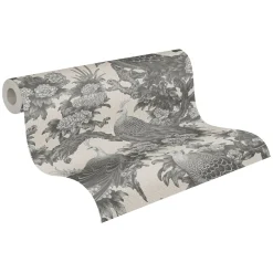 Vliestapete Michalsky Vögel Tropisch Beige Grau 39982-3