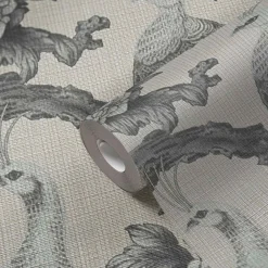 Vliestapete Michalsky Vögel Tropisch Beige Grau 39982-3