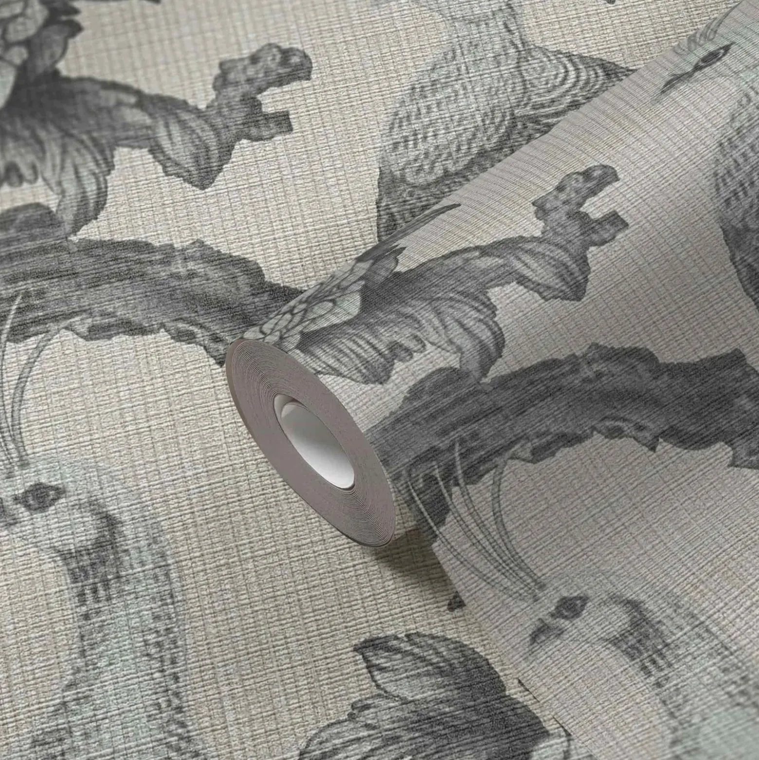 Vliestapete Michalsky Vögel Tropisch Beige Grau 39982-3