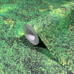 Vliestapete Moos Natur Motiv Gräser Grün 45733