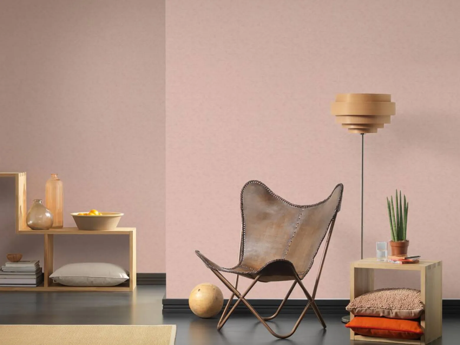 Vliestapete Mosaik Vintage rosa 37284-1