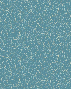 Vliestapete Muster Risse blau gold Glanz Novamur 6744-20