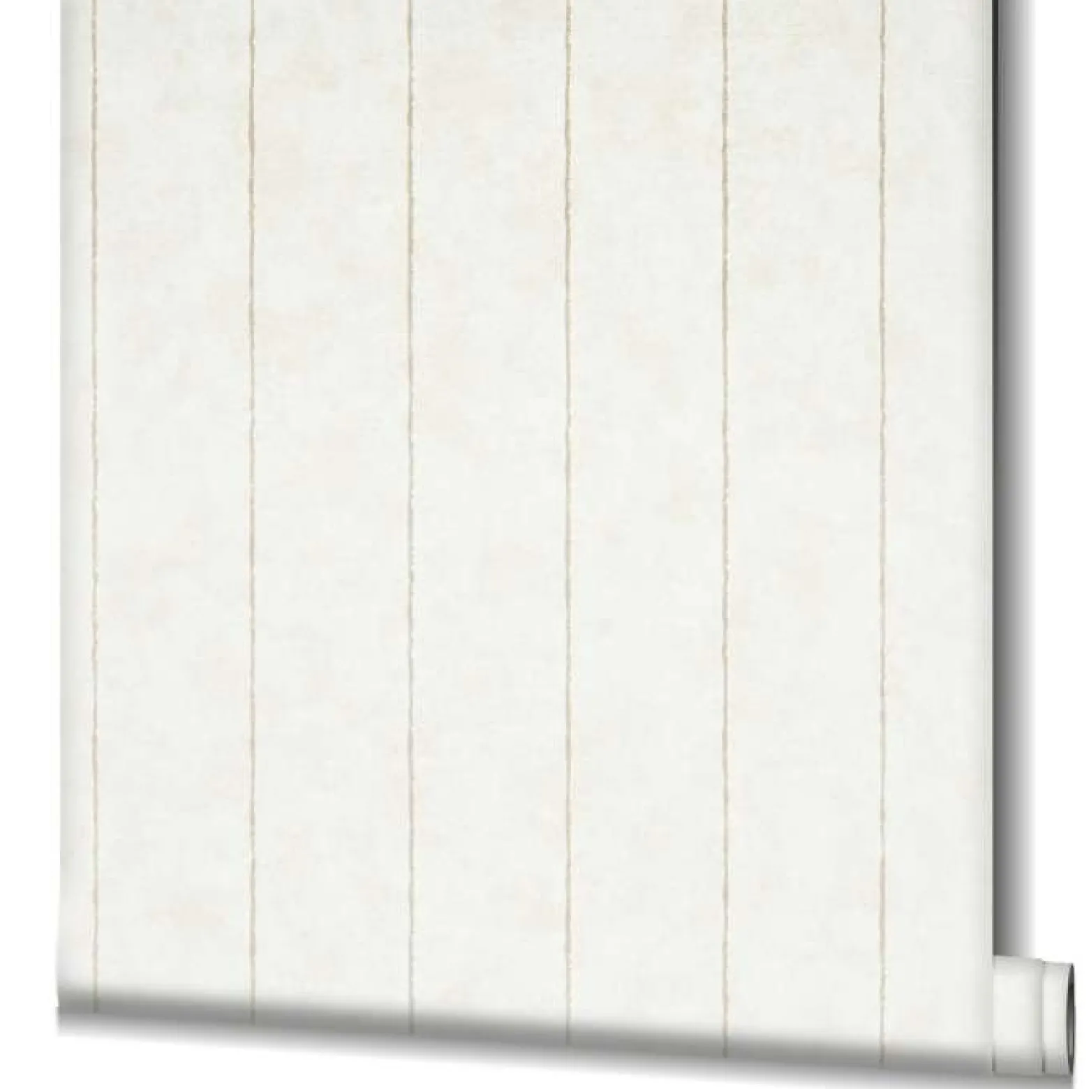 Vliestapete Nadel Streifen Creme Beige Glitzer 34402