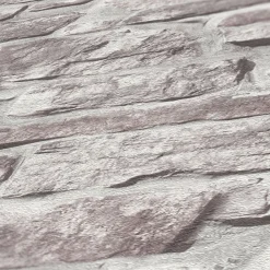 Vliestapete Naturstein 3D Effekt Grau Weiß 38815-2