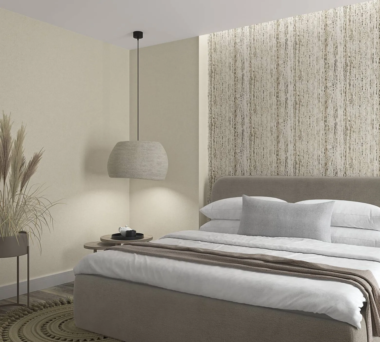 Vliestapete Naturstein Struktur Beige Creme 33351